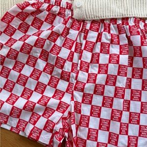 Vintage Red and White Checkered Boxers / You’ve Come A Long Way Baby